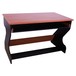 Zaor MIZA Junior MKII Studio Desk, Black Cherry - Angled