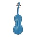Stentor Harlequin Violin Outfit, Marine Blue, 3/4 back