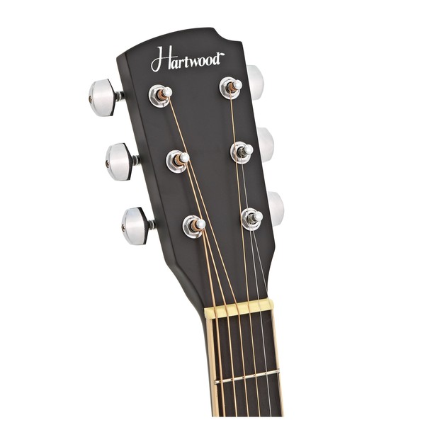 Hartwood Villanelle Cutaway Electro Acoustic Guitar, Satin Black
