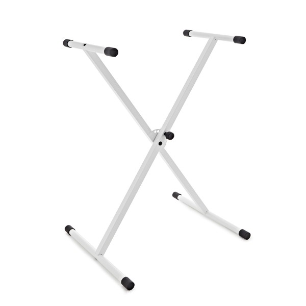 X-Frame Keyboard Stand, White by Gear4music back