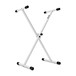 X-Frame Keyboard Stand, White by Gear4music back