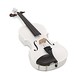 Stentor Harlequin Violin Outfit, White, 3/4 angle
