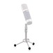 Small Table Top Microphone Stand by Gear4music mic mounted