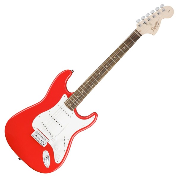 Squier Affinity Stratocaster LRL, Race Red Front View