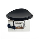 Goetz Kaufmann Style Viola Chinrest, Ebony, Titanium Screws