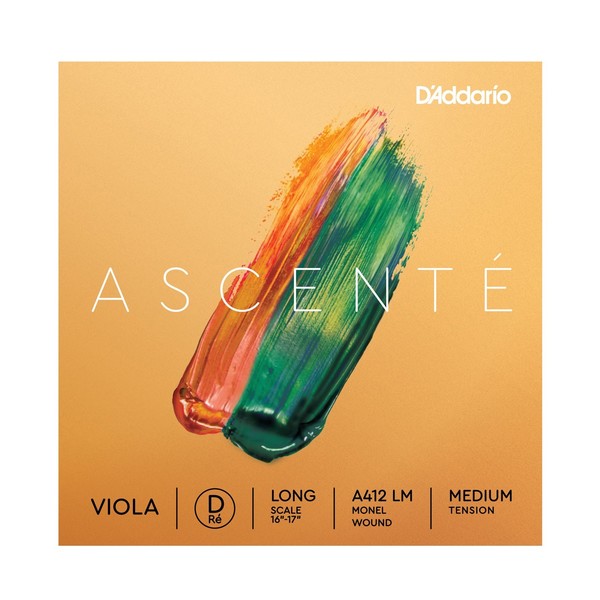 D'Addario Ascenté Viola D String, Long Scale, Medium Tension