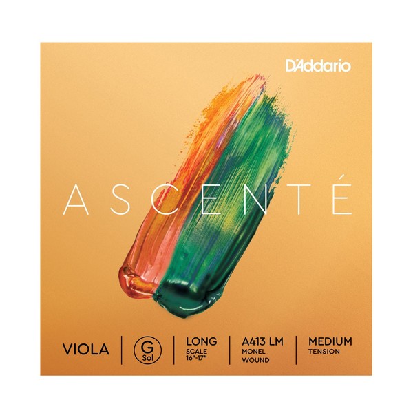 D'Addario Ascenté Viola G String, Long Scale, Medium Tension