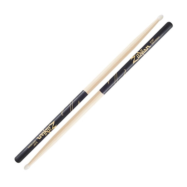 Zildjian 7A Nylon Tip Black Dip Drumsticks - Main Image