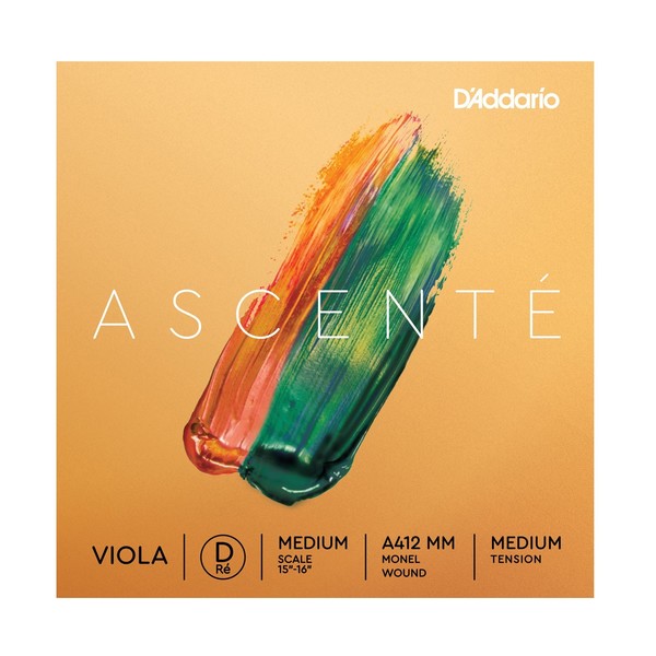 D'Addario Ascenté Viola D String, Medium Scale, Medium Tension