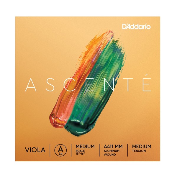 'Addario Ascenté Viola A String, Medium Scale, Medium Tension