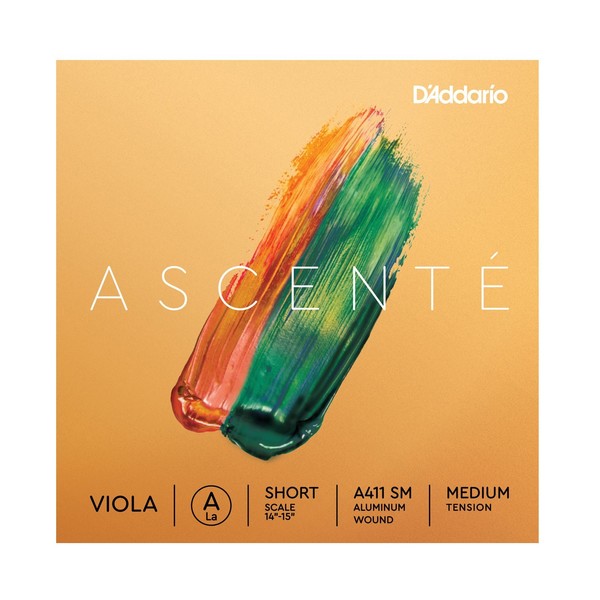D'Addario Ascenté Viola A String, Short Scale, Medium Tension