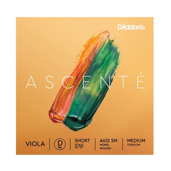 D'Addario Ascenté Viola D String, Short Scale, Medium Tension