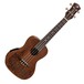 Luna Mo'o Electro Acoustic Concert Ukulele, Mahogany Front View