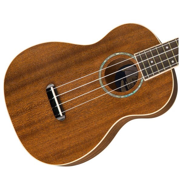 Fender Zuma Concert Ukulele WN, Natural Body View