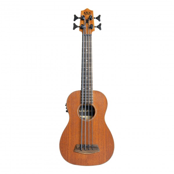 Kala U-Bass Rumbler Electro-Acoustic Bass Ukulele, Fretted