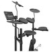 Yamaha DTX452K Electronic Drum Kit with Headphones, Stool + Sticks - Side view of DTX452K