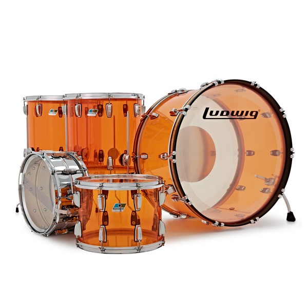 John bonham amber vistalite drum kit on sale