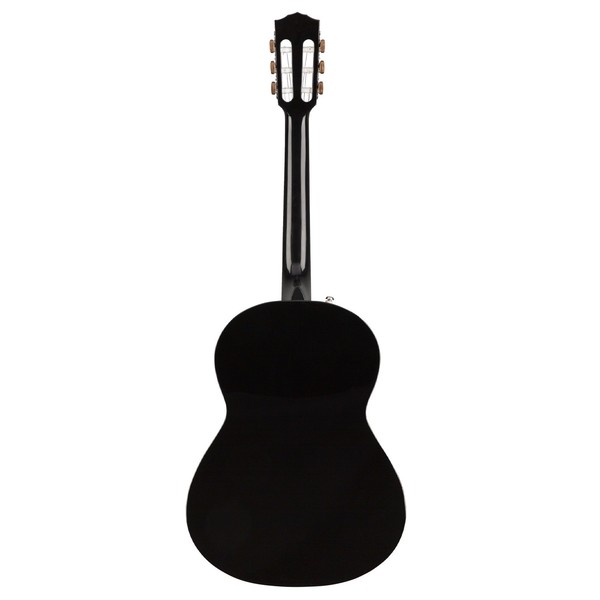 Fender CN-60S Acoustic LRL, Black Back View