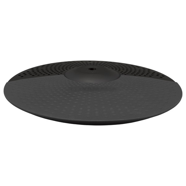 Yamaha PCY-95 Cymbal Pad with Attachment Arm - Angled View of Cymbal Pad