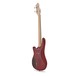 3/4 Chicago Bass Guitar by Gear4music, Trans Red