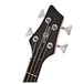 3/4 Chicago Bass Guitar by Gear4music, Trans Red