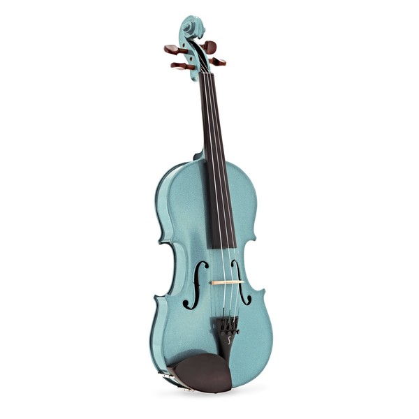 Stentor Harlequin Violin Outfit, Light Blue, 4/4