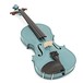 Stentor Harlequin Violin Outfit, Light Blue, 4/4