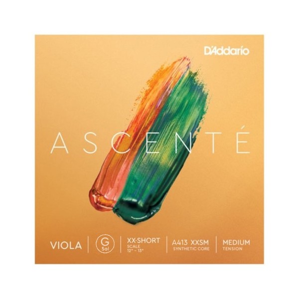 D'Addario Ascenté Viola G String, XX Short Scale, Medium Tension