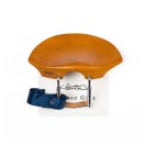 Goetz Old Flesch Style Violin Chinrest, Boxwood, Titanium Screws