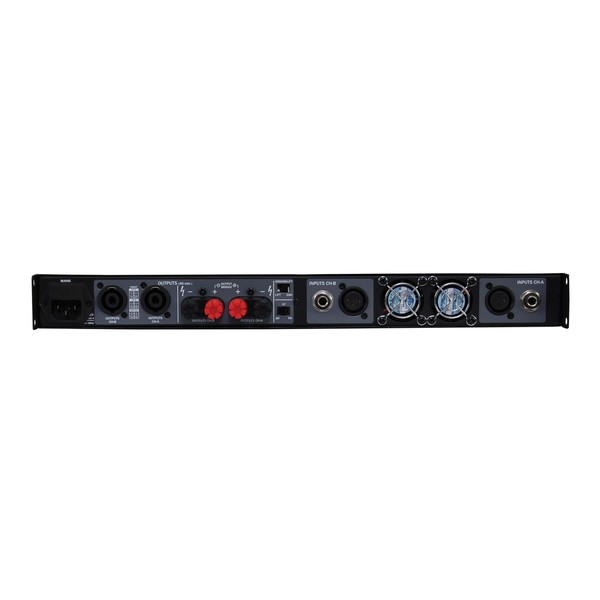 W Audio TPX 400 Power Amplifier, Rear