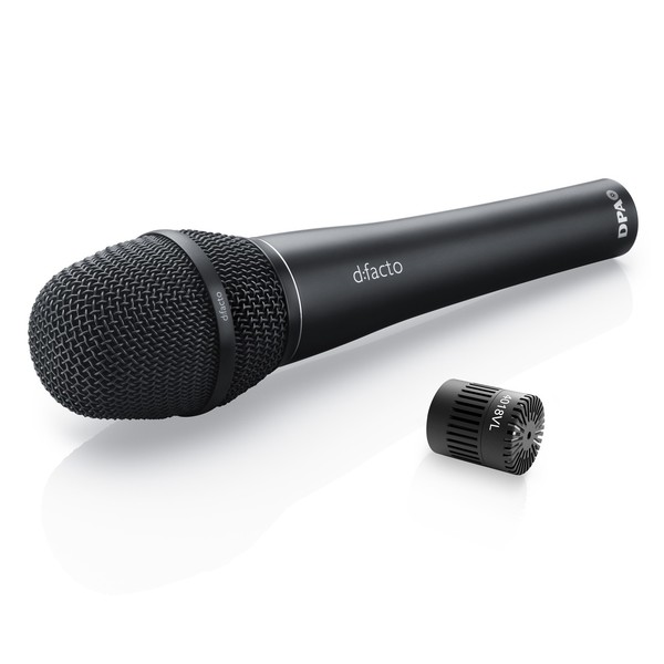 DPA 4018VL 4018VL-B-B01 Vocal Mic, Linear, Wired, Black, Full Microphone