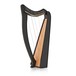 Deluxe 19-strenget Harpe med Stemmehåndtag fra Gear4music, Sort