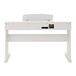 DP-6 Digital Piano Bench Pack by Gear4music, White