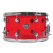 Natal  Arcadia 13x 6,5 '' acrílico    Snare tambor,    Transparent Red