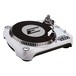 Epsilon DJT-1300 USB Direct Drive Turntable, White - Angled