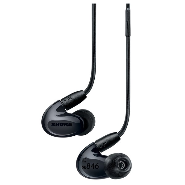 Shure SE846 Sound Isolating Earphones, Black