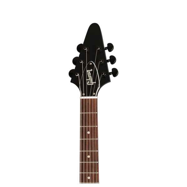 DISC Gibson Flying V Tribute, Satin Ebony at Gear4music