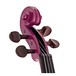 Stentor Harlequin Violin Outfit, Raspberry Pink, 3/4, head