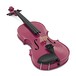 Stentor Harlequin Violin Outfit, Raspberry Pink, 3/4, angle