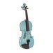 Stentor Harlequin Violin Outfit, Light Blue, 1/2, angle