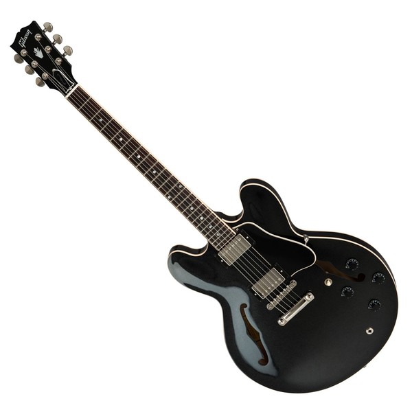 Gibson ES-335 Dot 2019 Left Handed, Graphite Metallic - Front