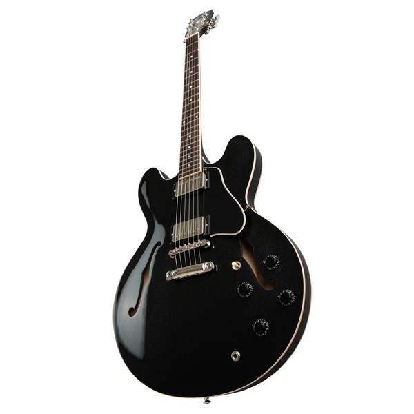 レフティ Gibson ES-335 (2019) DISC Gibson ES-335 Dot 2019 Left Handed, Graphite Metallic