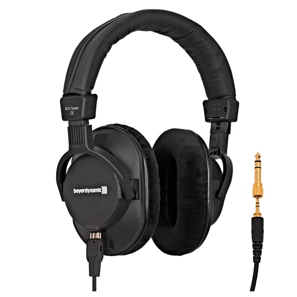 Beyerdynamic DT 250 Pro Headphones, 80 Ohm cables