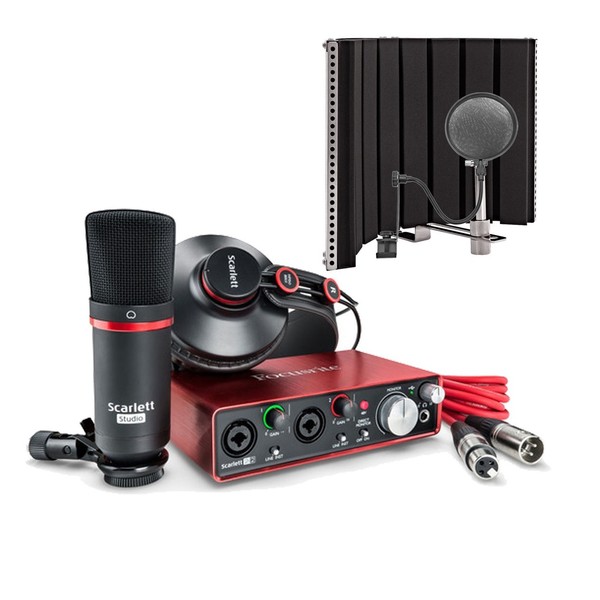 Focusrite Scarlett 2i2 Vocal Studio Pack, (2nd Gen) - Main