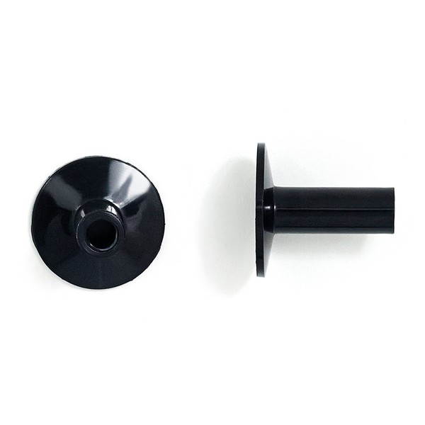 Gibraltar 8mm Flanged Base, Tall Sleeve, 4 Pack - Top and Side