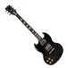 Gibson SG Standard HP 2019 Left Handed, Trans Ebony Fade - Front
