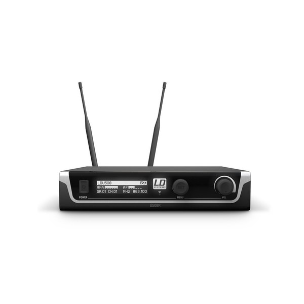 LD Systems HHD Single Handheld Dynamic Mic Wireless System Receiver Front