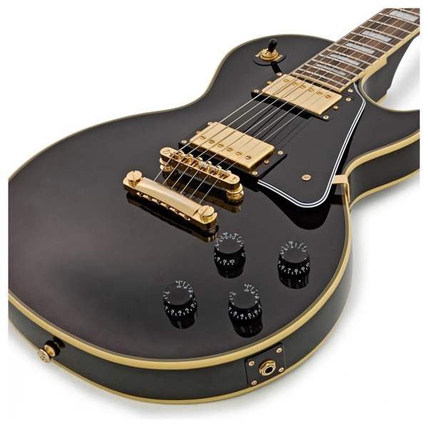 Epiphone Les Paul Custom Pro Guitarra Eléctrica, Ébano - Seminuevo