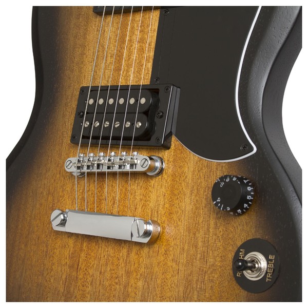 【改造品】SG Special VE Vintage Edition Epiphone SG Special Vintage Edition Ebony Guitar Warnfinish
