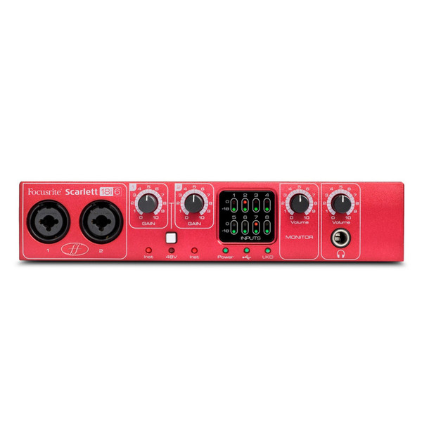 Focusrite Scarlett 18i6 オーディオインターフェース 1万円近く値下げしました！】Focusrite/USB2.0オーディオ